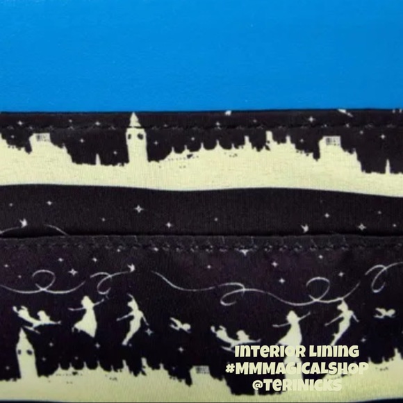 Loungefly Bags Disney Peter Pan Glowinthedark Clock Backpack